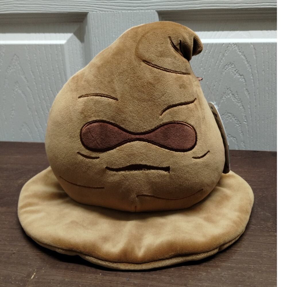 Harry Potter Squishmallows NWT Sorting Hat 8" Brown Plush Stuffed Animal Toy